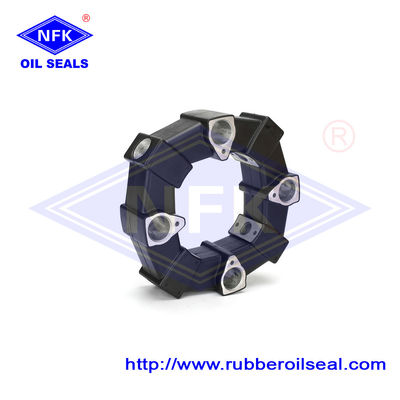  Hexagonal Flexible Coupling Element / 50A Hexagonal Flexible Coupling Bushing‑NBR For Construction & Heavy‑Duty Machinery