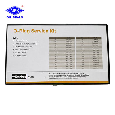 O-ring Box Kit American Parker (original) Spot Wholesale Set Small Nitrile Rubber O Ring Box for Mechanical Hydraulic Systems