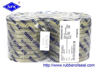 DINGZING Rubber Dust Seal ME-1N 100×114×8 TPU/8L95+SPCC Beige 95A Heavy-Duty Dust Seal