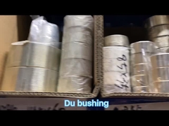 Tahan suhu tinggi Tidak ada chamfer Oilless Sliding Bush Fan Bushing DU Bushing