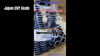Seal piston OUY (set 2 bagian, merek NOK, Jepang) - Tahan tekanan tinggi