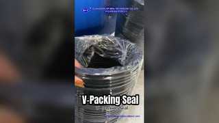 V-Packing Seal Segel Batang Piston Silinder Hidraulik Tahan Abrasi Premium Hidraulik Produksi China